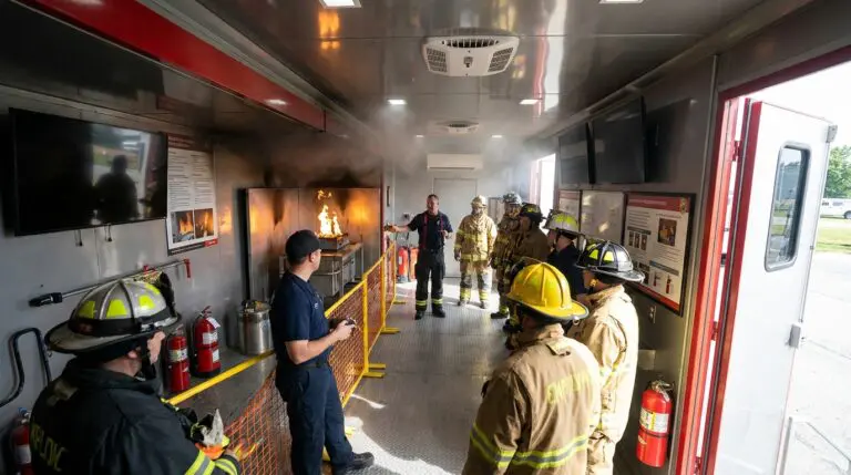 Unité mobile formation incendie UMFI OFPS entreprise