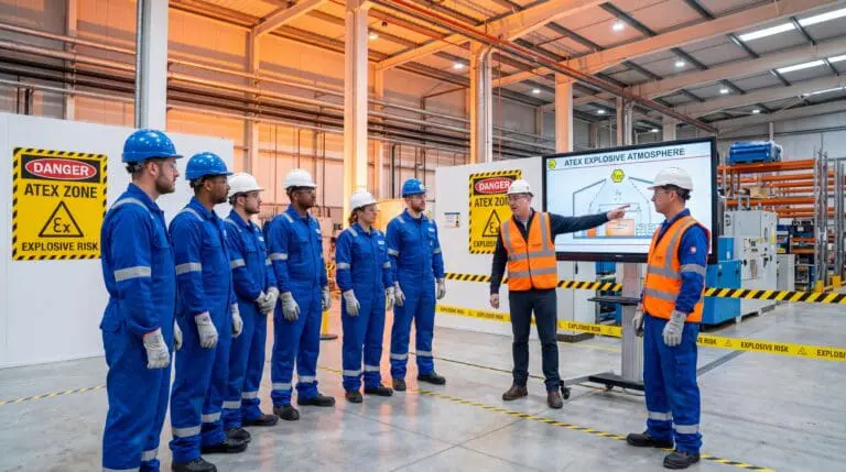 Formation ATEX prévention risques atmosphères explosives entreprise