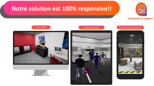 Formation incendie en réalité virtuelle