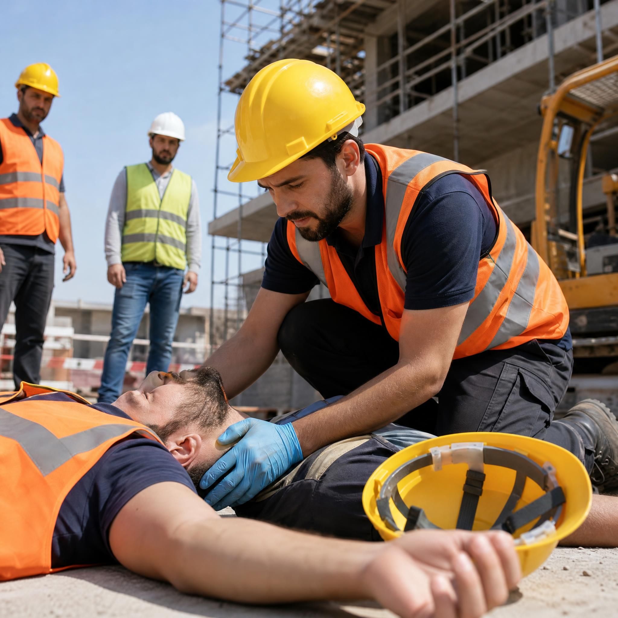Formation SST sur chantier BTP sauveteur secouriste travail